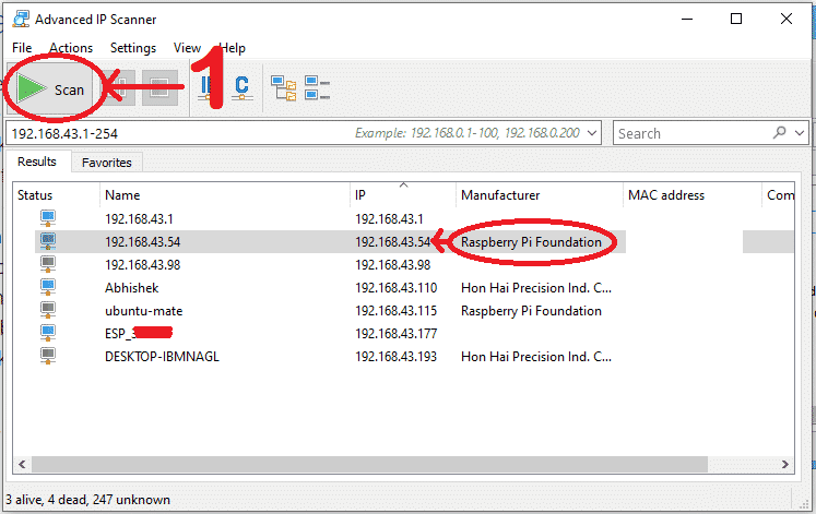 Advanced IP scanner