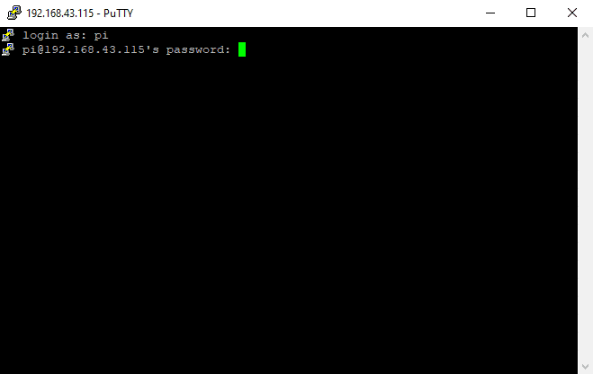 Raspberry Pi Headless Setup with Putty2