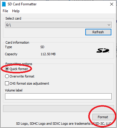 SD Formatter