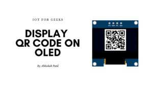 Display QR code on OLED